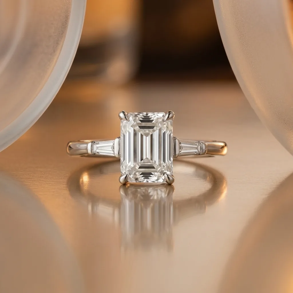 Champagne Reflection Hero ring product scene